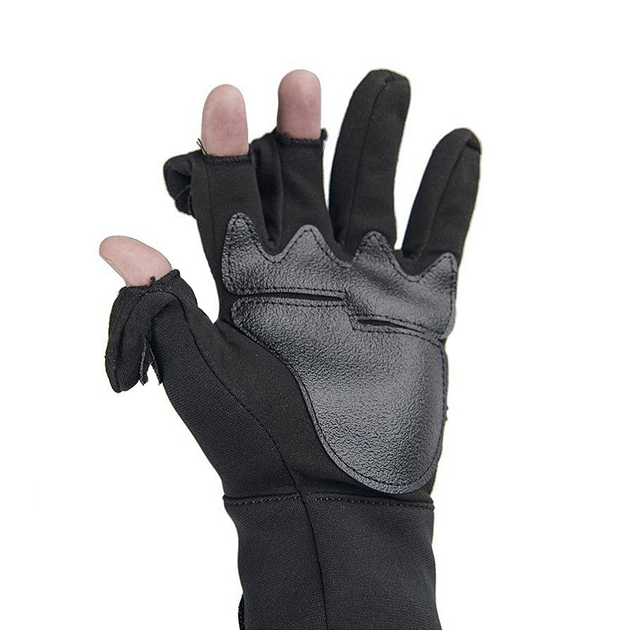 Рукавички тактичні Sturm Mil-Tec Neoprene/Amaro Shooting Gloves Black XL (11657002) - изображение 2