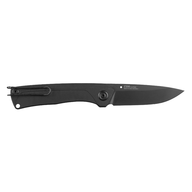 Ніж складний ANV Knives Z200 (DLC Liner lock G10 Plain edge) Black (ANVZ200-018) - изображение 2