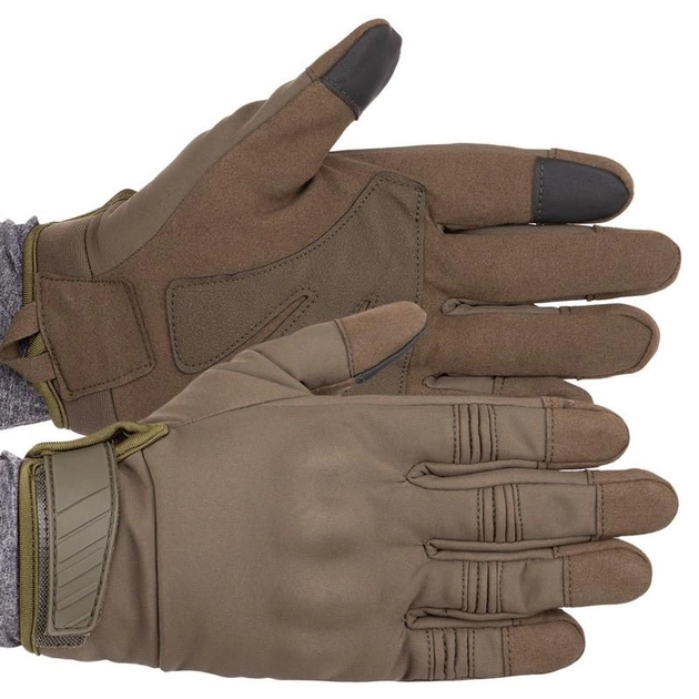 Перчатки тактические с закрытыми пальцами Zelart Military Rangers 9878 XL Olive - изображение 1