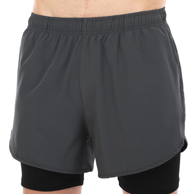Шорты двойные мужские спортивные Zelart Fit 9015 размер 3XL (180-185 см ...