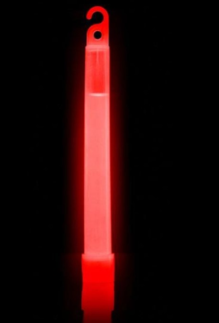 Хімічне джерело світла Lightstick 15 см аварійне світло ХДС червоний - зображення 2