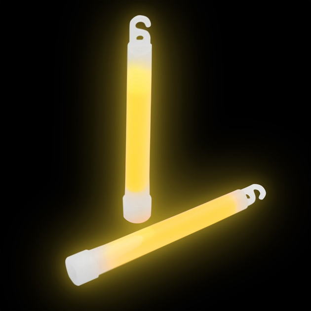 Хімічне джерело світла Lightstick 15 см аварійне світло ХДС жовтий - зображення 1