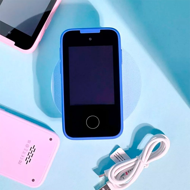 Цифровий дитячий фотоапарат у вигляді смартфона 8GB blue – іграшки з ...