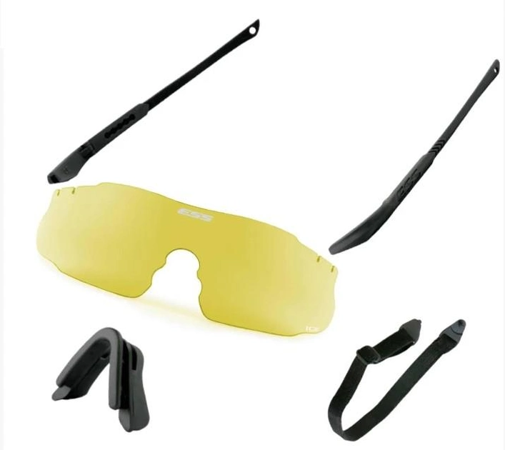 Баллистические очки ESS ICE Yellow Lens One Kit + Strap - изображение 1