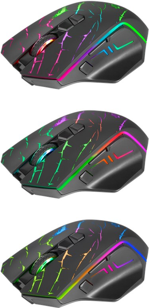 Mysz Defender Uran GM-503 Bezprzewodowa Czarna (52503) - obraz 4