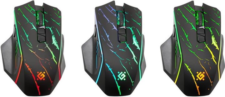 Mysz Defender Uran GM-503 Bezprzewodowa Czarna (52503) - obraz 6