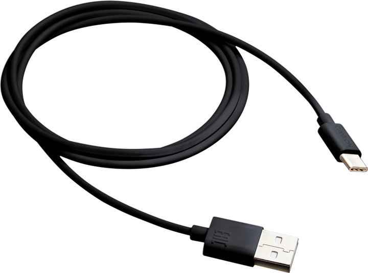 Кабель Canyon UC-1 USB - USB-C 5 Вт 1 м Black (CNE-USBC1B) - зображення 1