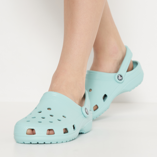 Chodaki damskie Crocs Classic CR10001-PUWA 37-38 (M5/W7) 23 cm Błękitne (191448903005) - obraz 7