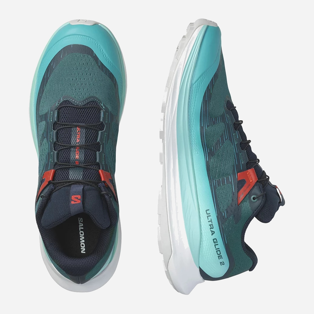 Buty do biegania po górach męskie Salomon Ultra Glide 2 470425 42 (8.5US) 26.5 cm Niebieski/Ciemnozielony (195751192378) - obraz 3