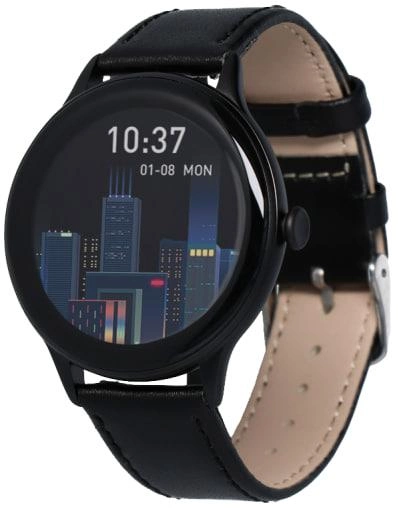 Smartwatch Maxcom Fit FW48 Vanad Satin Black (FW48SATINBLACK) - obraz 1