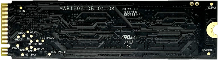 SSD диск ATRIA X500S 1TB M.2 2280 NVMe PCIe 3.0 x4 3D NAND (TLC) (ATNVMX500S/1024) - изображение 2