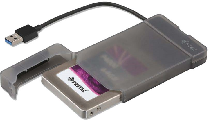 Kieszeń zewnętrzna i-tec MySafe Advance na 2,5-calowy dysk twardy/SSD USB 3.0 (MYSAFEU313) - obraz 1