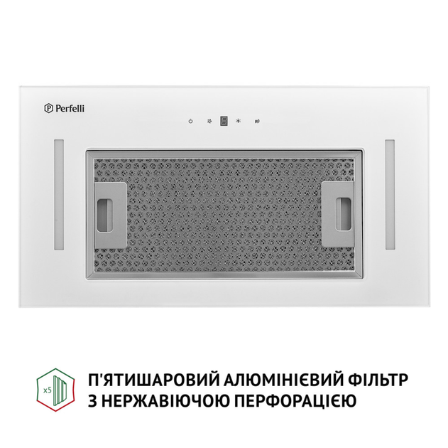 Вытяжка полновстраиваемая Perfelli BIS 5684 WH 1000 LED - изображение 4