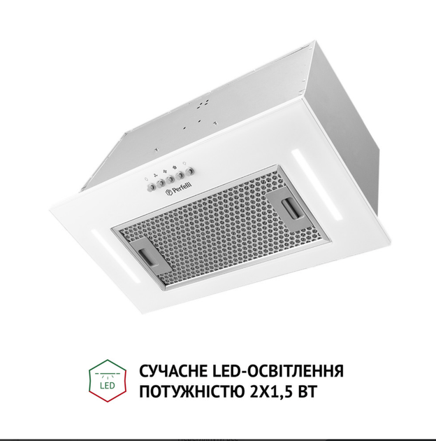 Вытяжка полновстраиваемая Perfelli BI 5684 WH 1000 LED - изображение 3