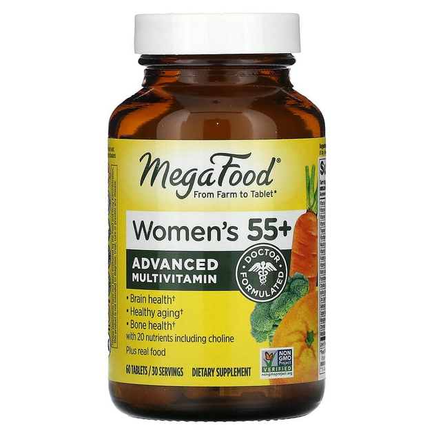 Витамины для женщин (Multivitamin Mineral), Mega Food, без железа, 55 ...