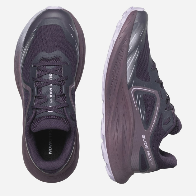 Жіночі кросівки для бігу Salomon Glide Max Tr 471209 39.5 (7.5US) 24.5 см Темно-фіолетові (195751256322) - зображення 5
