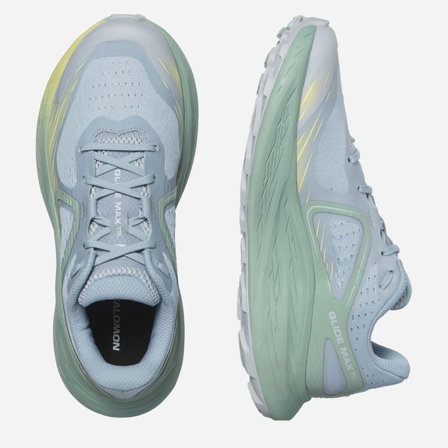 Жіночі кросівки для бігу Salomon Glide Max Tr 471210 39.5 (7.5US) 24.5 см Блакитний/Зелений (195751256568) - зображення 5