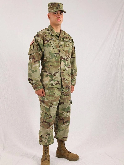 Комплект куртка+брюки вогнестійка армійська бойова форма US Army FR Мультикам M/R - зображення 1