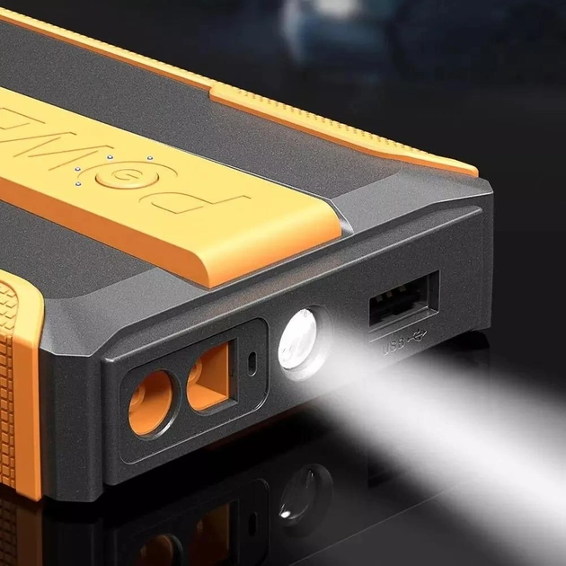 Автомобільний пуско-зарядний пристрій REMAX RPP-511 Engine Series Multifunctional 6000mAh жовтий - зображення 3