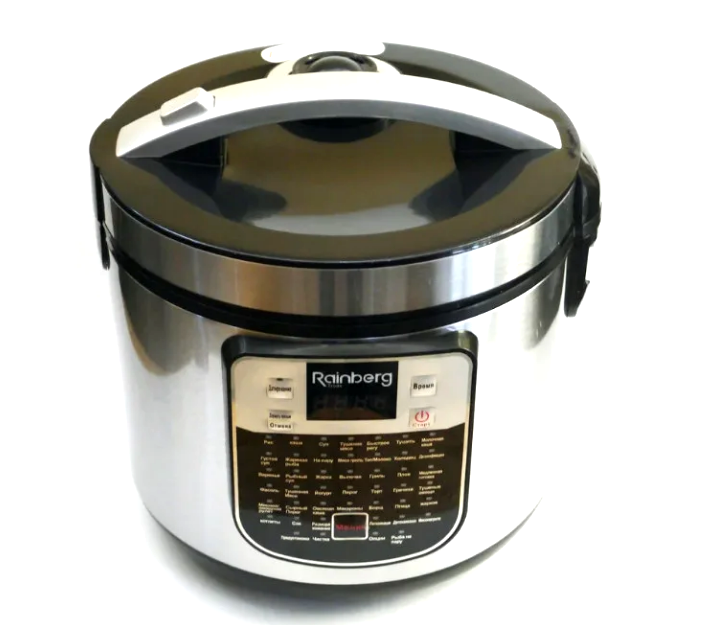 Мультиварка пароварка йогуртница Rainberg RB-6209 45 программ 6 л 1000W - Фото 4 Мультиварка пароварка йогуртница Rainberg RB-6209 45 программ 6 л 1000W - изображение 4