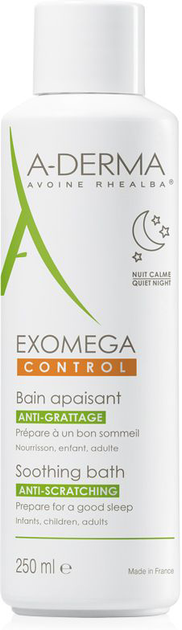 Гель для душу A-Derma Exomega Control Soothing Bath 250 мл (3282770110159) - зображення 1