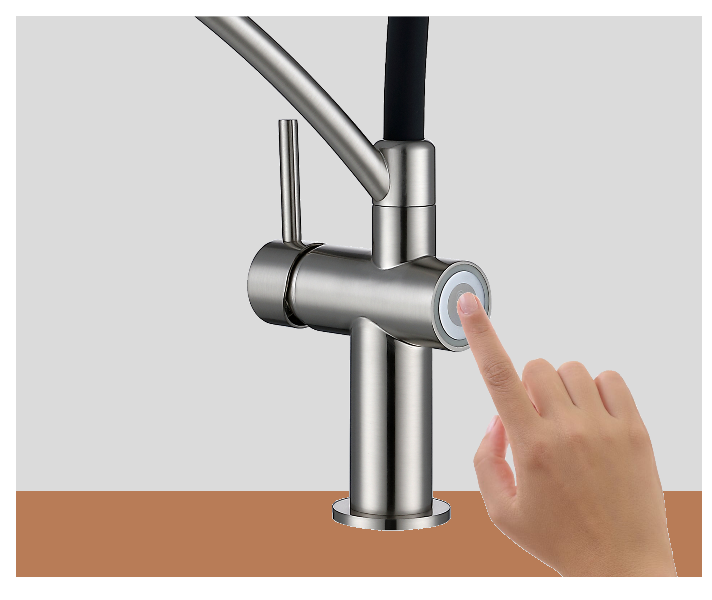 Кухонний змішувач Fabiano FKMS 60 Inox 8232.403.0757 - зображення 6
