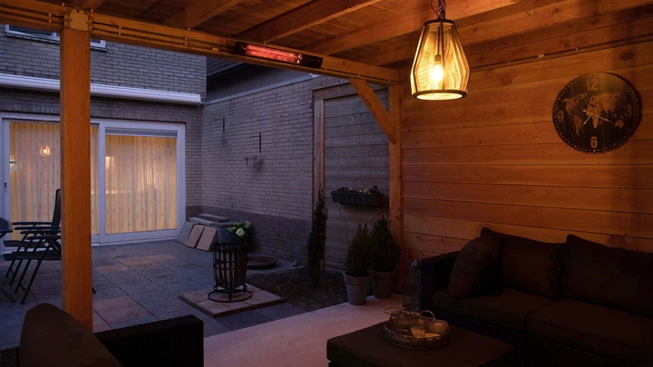 Promiennik podczerwieni Sunred RD-DARK-25, ciemna ściana, moc 2500 W czarny (8719956290930) - obraz 13