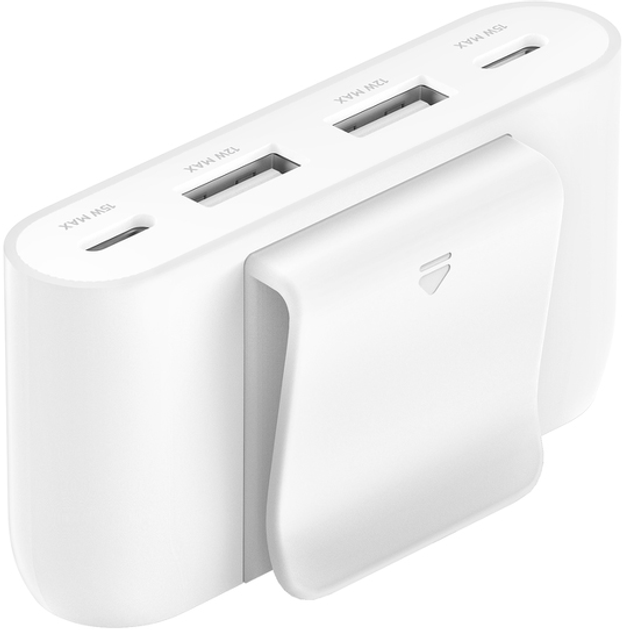 USB-hub Belkin 4xUSB (2C+2A) biały (BUZ001BT2MWHB7) - obraz 2