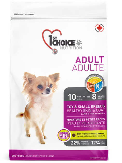 Сухой суперпремиум корм для собак мини и малых пород 1st Choice Adult ...