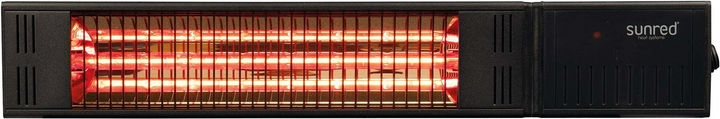 Promiennik podczerwieni Sunred RDS-15W-B Heater, Fortuna Ultra Wall, moc 1500 W Czarny (8719956293030) - obraz 1