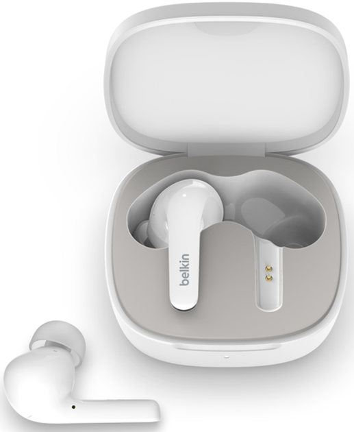 Навушники Belkin SoundForm Flow White (AUC006BTWH) - зображення 2