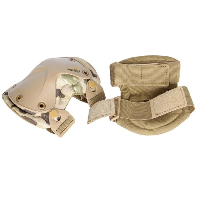 Комплект захисту AOKALI F001 Camouflage CP тактичної наколінники, налокітники - зображення 2