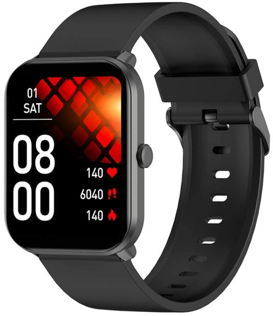 Smartwatch Maxcom Fit FW36 Aurum SE Czarny (MAXCOMFW36BLACK) - obraz 1