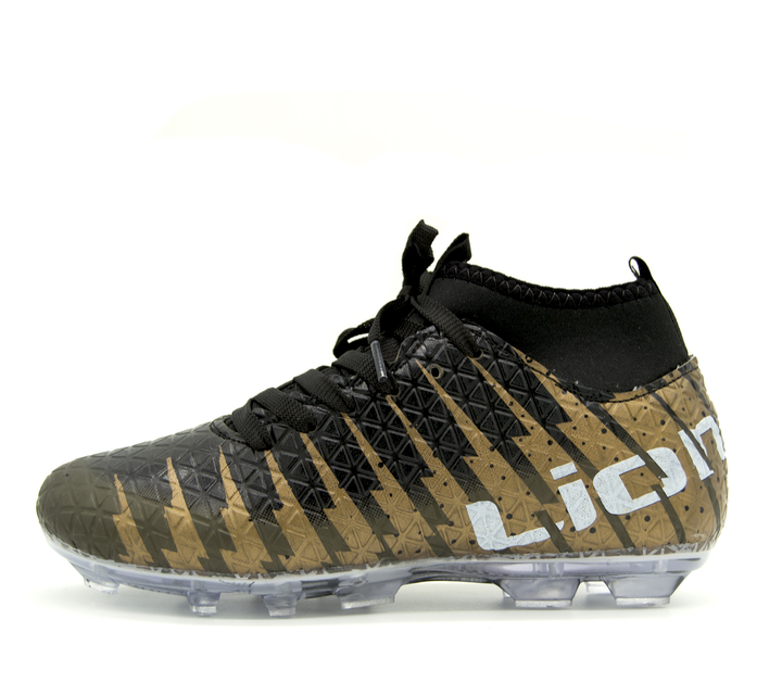 Бутсы для детей LION Черно-золотистый (KRA4232 black-gold (39 (25 см ...