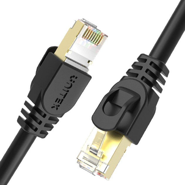 Патч-корд Unitek Cat.7 SSTP RJ-45 (8P8C) 5 м (C1812EBK) - зображення 1