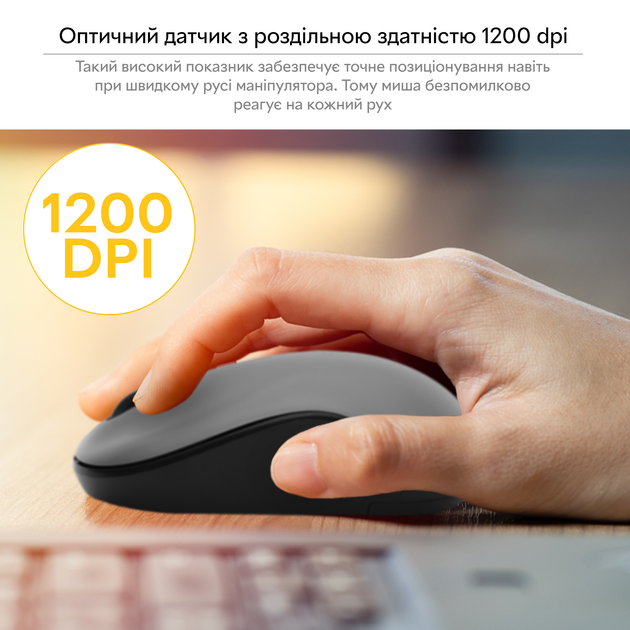 Миша RZTK Mouse Lite Wireless Grey - зображення 4