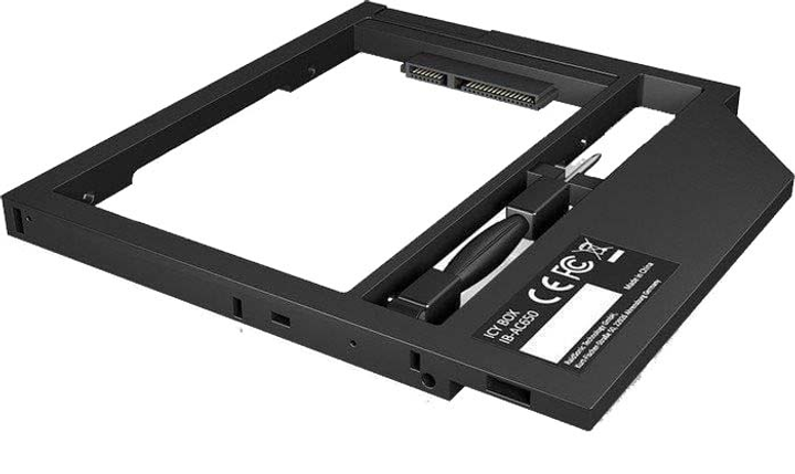 Адаптер підключення Icy Box IB-AC649 для HDD/SSD 2.5'' у відсік приводу ноутбука SATA (IB-AC649) - зображення 4