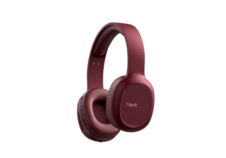 Навушники накладні бездротові HAVIT HV-H2590BT PRO Red - Фото 4 Навушники накладні бездротові HAVIT HV-H2590BT PRO Red - зображення 4