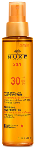 Сонцезахисна олія Nuxe Sun Taning Oil Face And Body SPF30 150 мл (3264680007019) - зображення 1