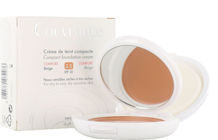 Puder w kremie Avene Couvrance Compact Face Cream 2.5 SPF30 10 ml (3282770072976) - obraz 1