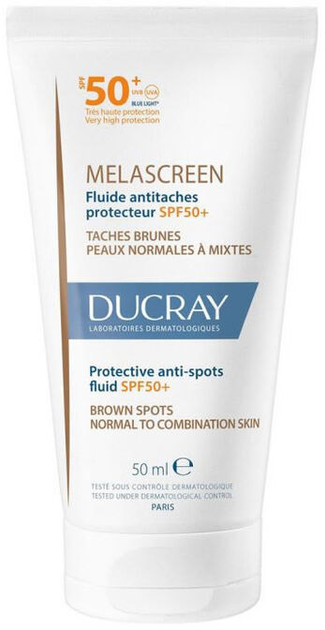 Сонцезахисний крем Ducray Melascreen Anti-spot Fluid SPF50+ 50 мл (3282770389272) - зображення 1