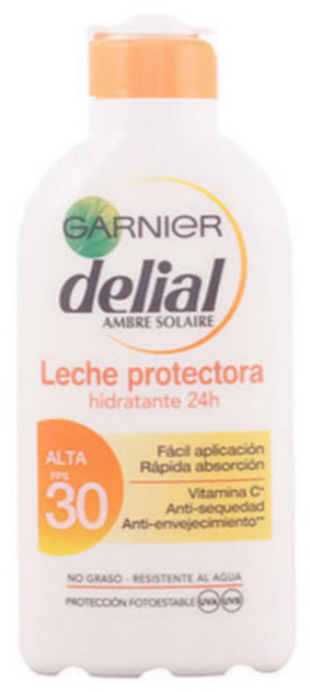 Сонцезахисний лосьйон Garnier Delial Protective Moisturizing Milk SPF30 200 мл (3600540500052) - зображення 1