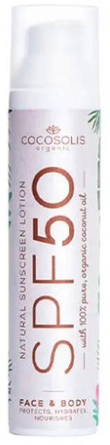 Ochronny balsam Cocosolis Natural Sunscreen Lotion SPF50 100 ml (3800500519333) - obraz 1