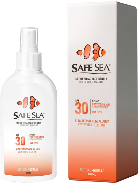 Spray do ochrony przeciwsłonecznej Safe Sea Safe Be Special Jellyfish Protector SPF30 Spray 100 ml (7290006761705) - obraz 1