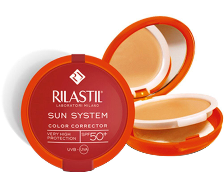 Тональна основа Rilastil Sun System Uniform Compact Cream SPF50+ Shade 02 Dore 10 г (8050444859339) - зображення 1