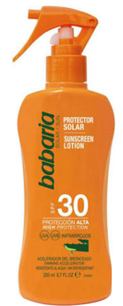 Сонцезахисний спрей Babaria Sunscreen Spray SPF30 200 мл (8410412490030) - зображення 1