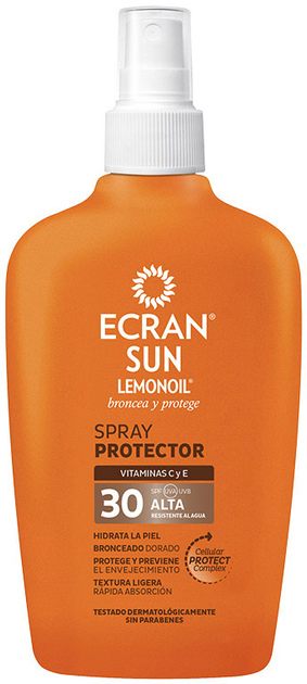 Сонцезахисне молочко Ecran Sun Lemonoil Sun Milk Spray SPF30 200 мл (8411135482630) - зображення 1