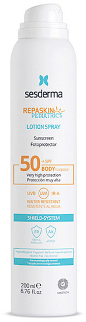 Сонцезахисна емульсія для дітей Sesderma Repaskin Pediatric Spray Lotion SPF50 200 мл (8429979446503) - зображення 1