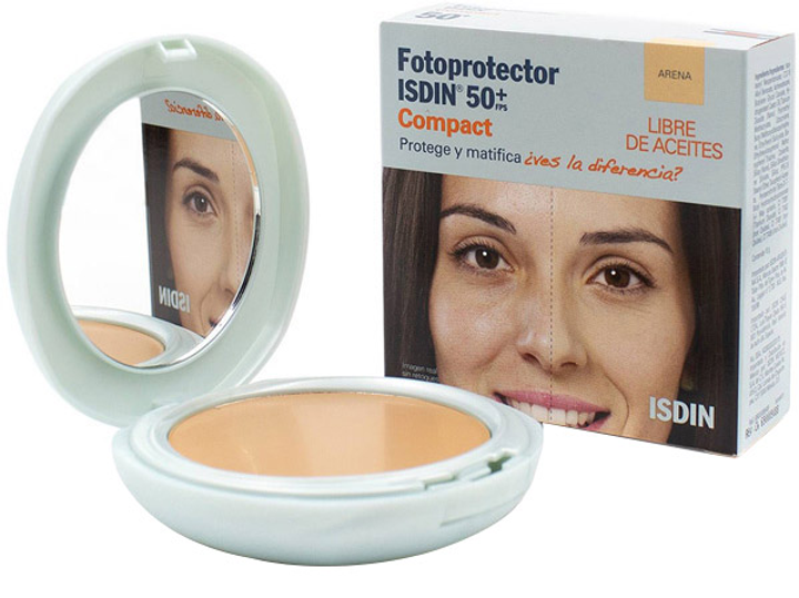 Puder Isdin Fotoprotector Compact Bronce Oil Free SPF50 10 g (8470001654557) - obraz 1