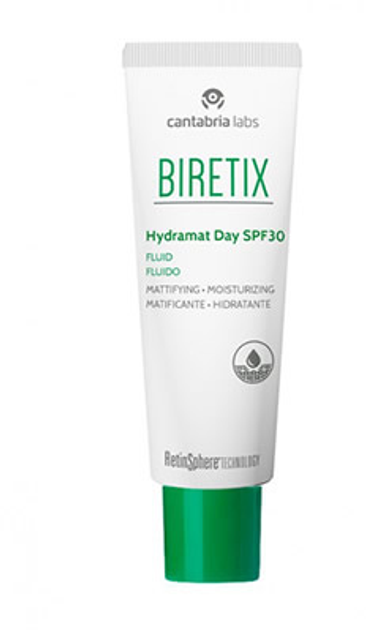 Dzienny płyn nawilżający Cantabria Labs Endocare Biretix Hydramat Day SPF30 Fluido 50 ml (8470001999726) - obraz 1